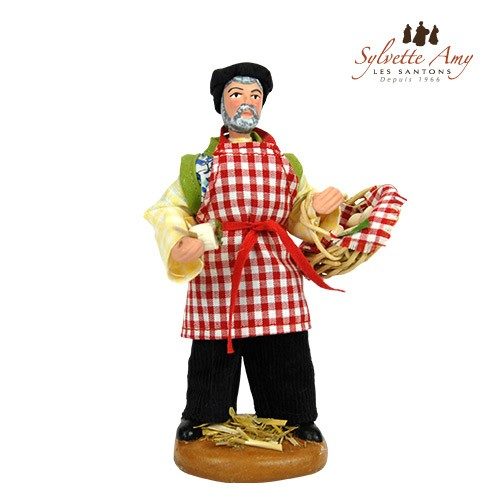 Le Fromager - Collection Santons Habillés 15 cm Sylvette Amy