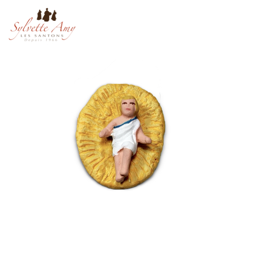 Santon Jésus 7cm - Collection Santons de crèche Sylvette Amy