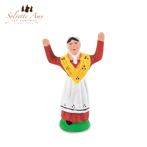 Santon Ravido 7cm - Collection Santons de Crèche 7cm - Sylvette Amy