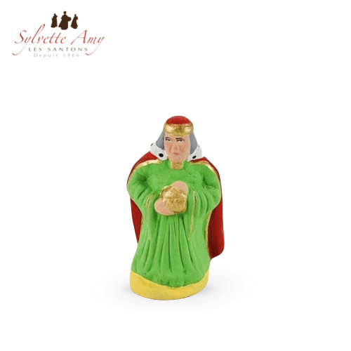 Santon Roi Rouge - Collection Santons 7cm - Sylvette Amy