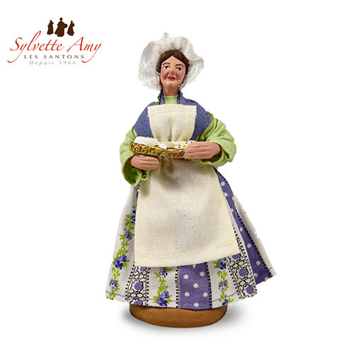 La Fromagère - Collection Santons Habillés 15 cm - Sylvette Amy