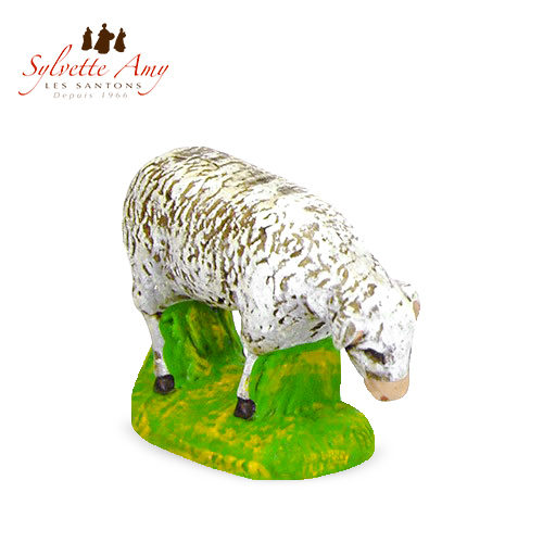 Santon Mouton Droit - Collection Santons 15 cm Sylvette Amy Aubagne