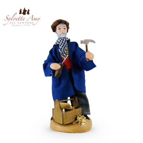 Santon Le Menuisier Collection Santons Habillés 15 cm - Santons Sylvette Amy