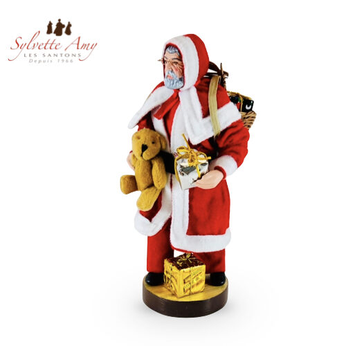 Père Noël - Taille 25 cm - Collections Santons Habillé Sylvette Amy