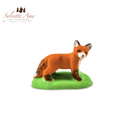 Le Renard - Collections Santons de Crèche 7 cm - Les Animaux - Santons Sylvette Amy