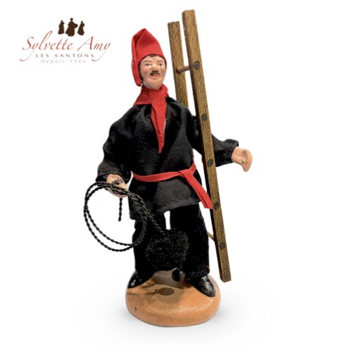 Le Ramoneur - Collection Santons Habillés 15 cm Sylvette Amy Aubagne