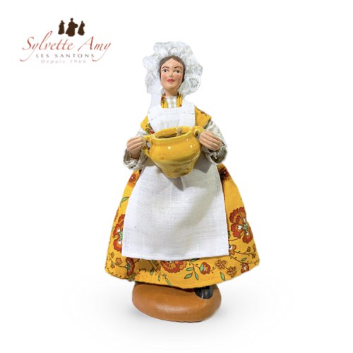 La Cuisinière - Collection Santons Habillés 15 cm - Sylvette Amy